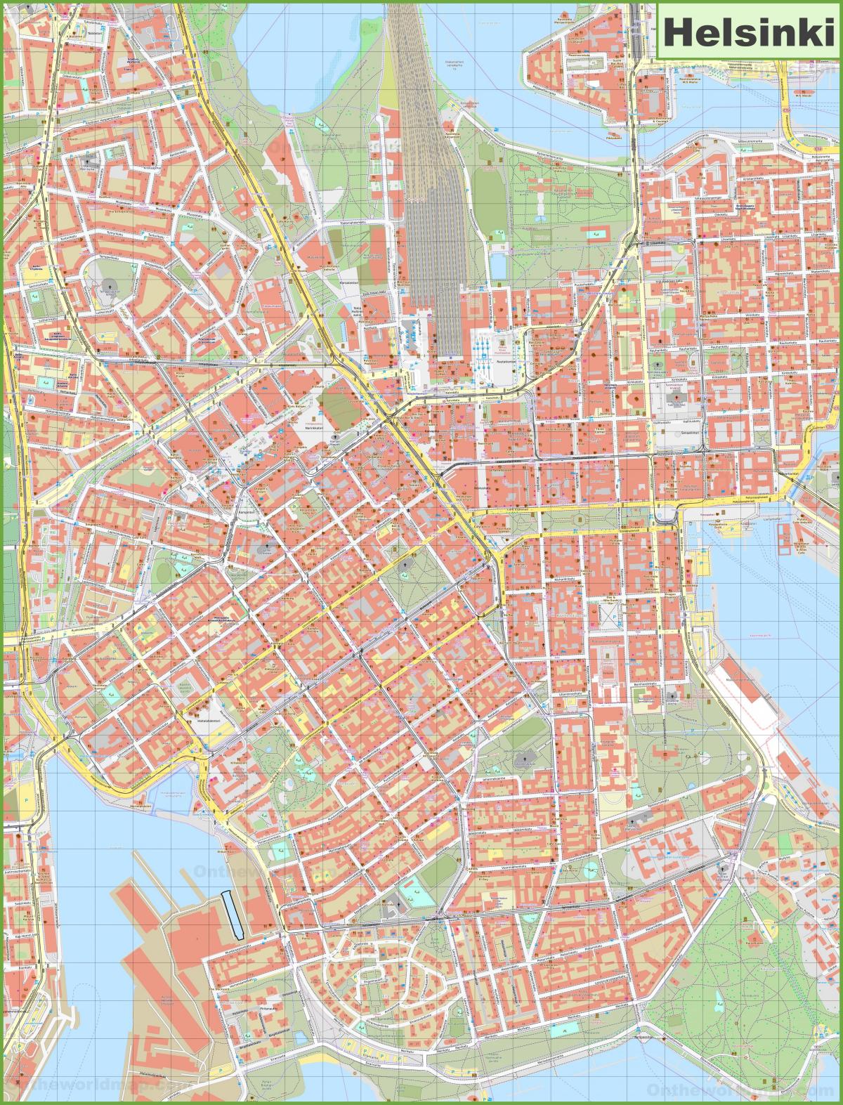 خريطة شوارع هلسنكي